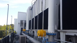 Auckland Hospital cooling tower screens