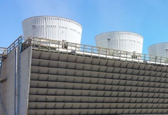 Cross flow cooling towers