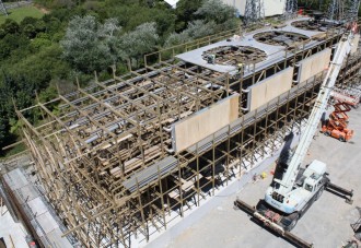 Stratford Peaker Power Station Hybrid Cooling Tower Construction